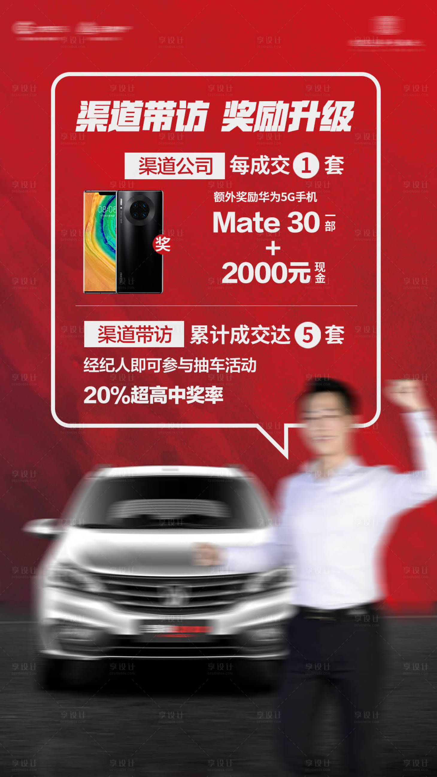 源文件下載【地產帶看獎勵海報】編號：30090002327108834