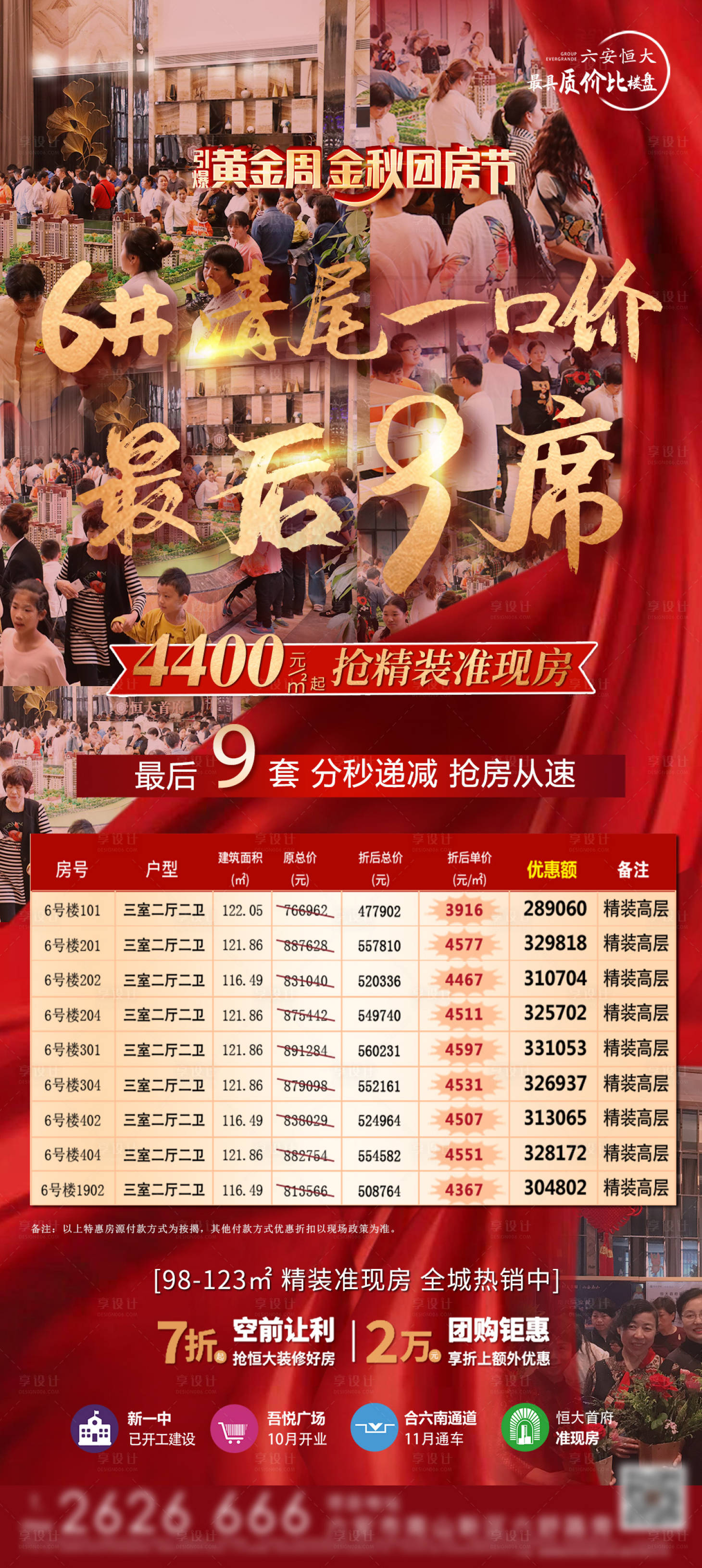 源文件下载【热销清尾特价房海报】编号：36690002173695624