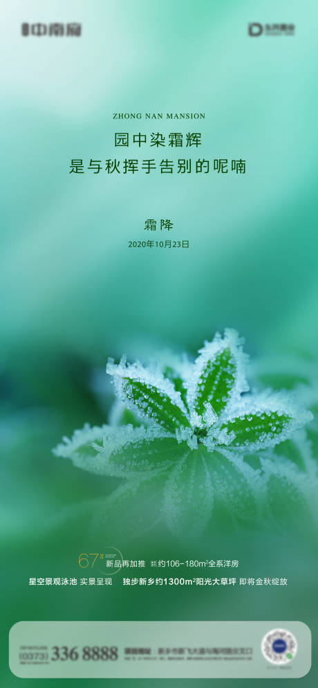 源文件下载【霜降节气海报】编号：48210002288569790