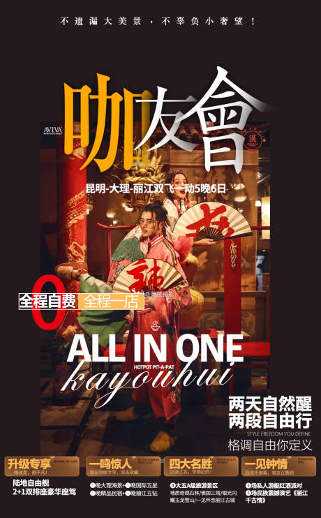 源文件下载【云南旅游海报】编号：63810002297426878