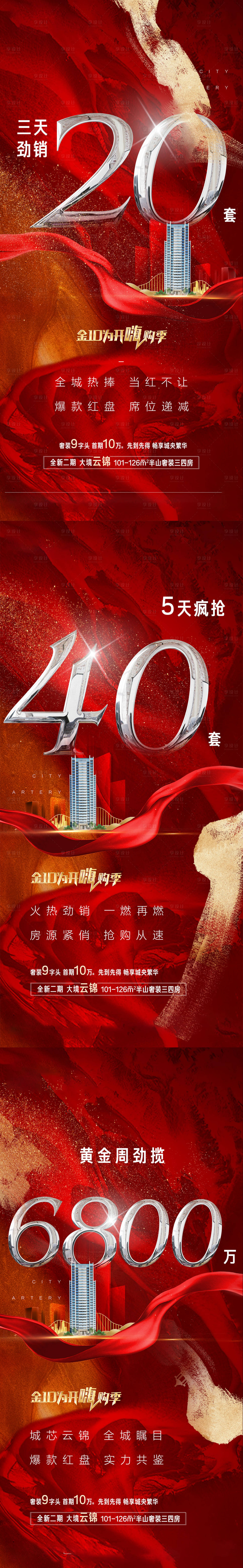 源文件下載【享設計】搜索編號：72940002167681800【地產熱銷勁銷成交系列海報】