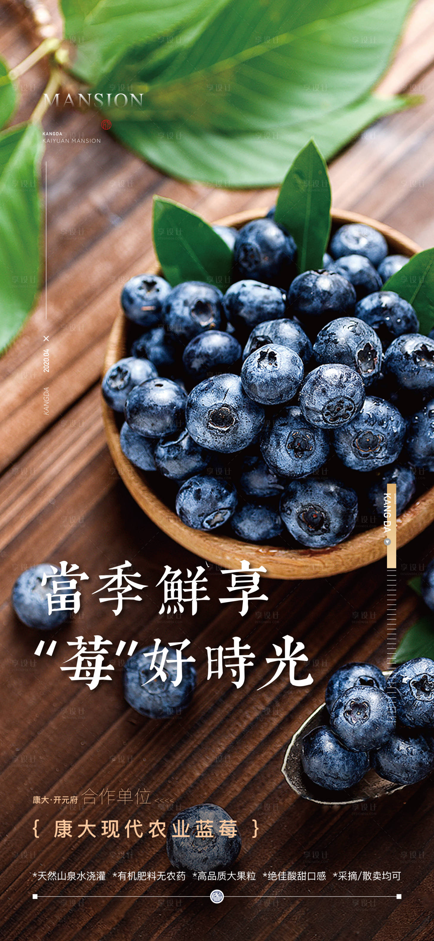 源文件下載【享設計】搜索編號：39980002357356877【藍莓采摘海報】