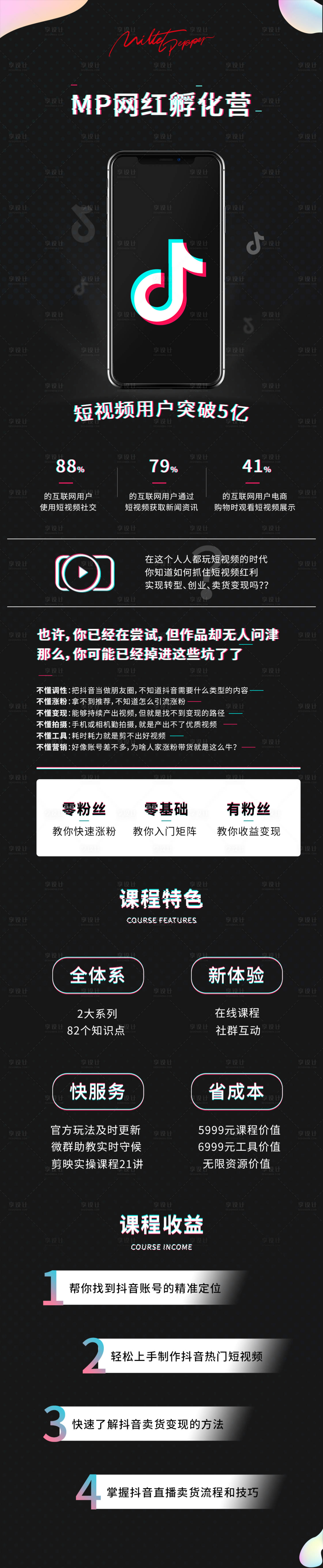 源文件下载【享设计】搜索编号：16630002201518399【抖音活动长图移动端海报】