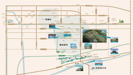 源文件下载【地产区位图广告展板】编号：76200002264293251