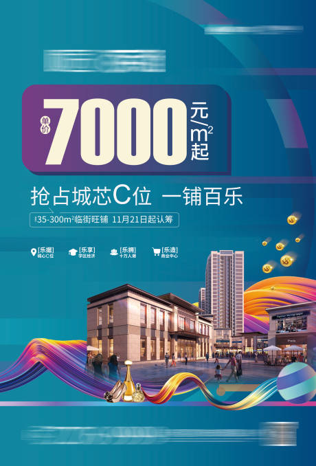 源文件下载【商铺价值点海报】编号：58080002428393920