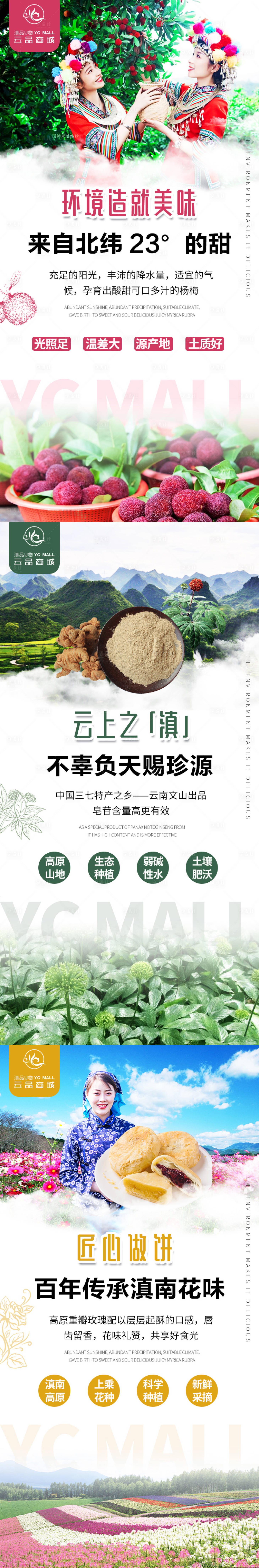 源文件下载【享设计】搜索编号：14010002349247747【云南特产商城宣传海报】