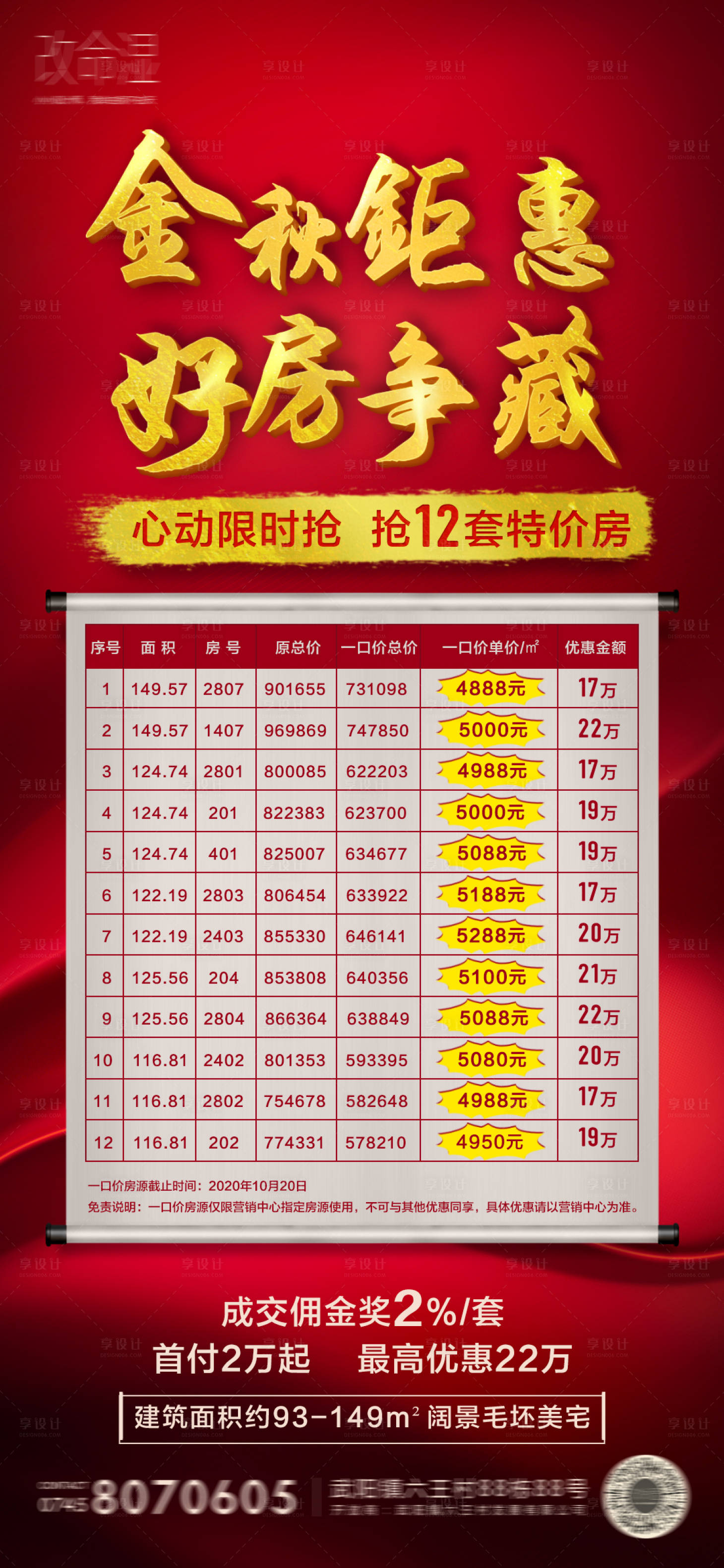 源文件下載【享設計】搜索編號：15700002347987193【房地產微信單圖特價房】