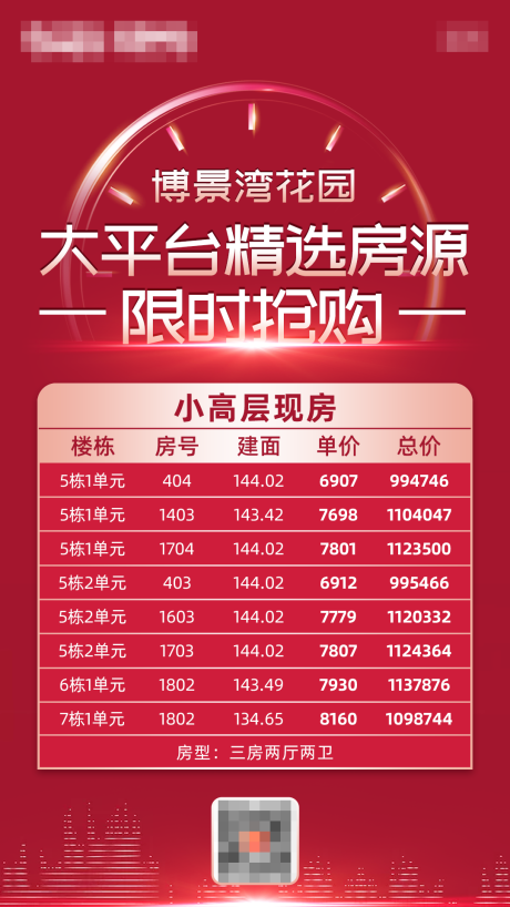 源文件下载【享设计】搜索编号：46870002285978302【地产精选限时特价房源海报】