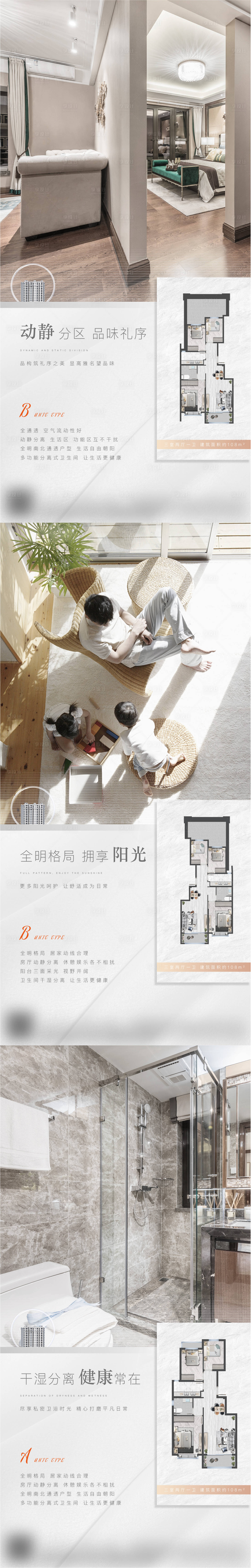源文件下载【享设计】搜索编号：70010002381617380【地产户型价值点海报系列】