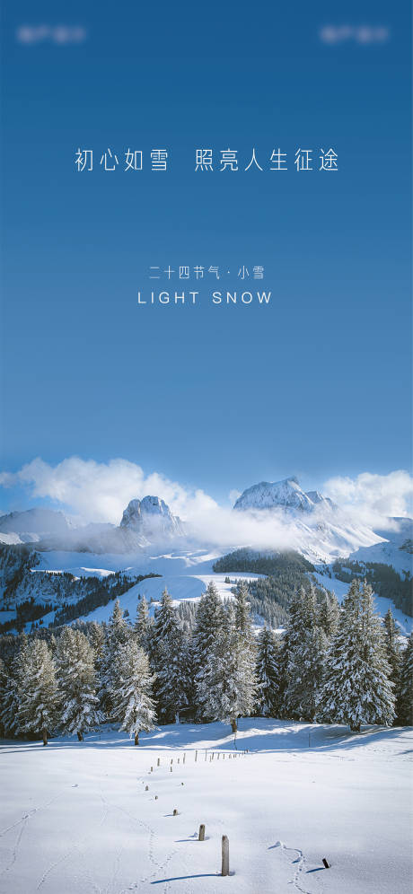 源文件下载【小雪节气移动端海报】编号：24670002627606294
