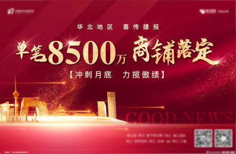 源文件下载【房地产红色热销背景板】编号：90100002539364695