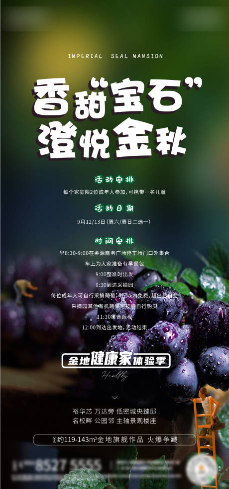 源文件下载【葡萄采摘活动海报】编号：46520002670711042