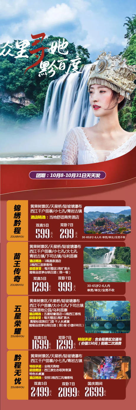 编号：20201101102640609【享设计】源文件下载-贵州旅游海报长图合集