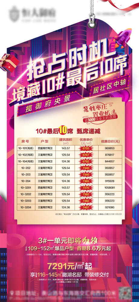 源文件下載【房地產(chǎn)異形優(yōu)惠房單圖海報(bào)】編號(hào)：42800002660654263