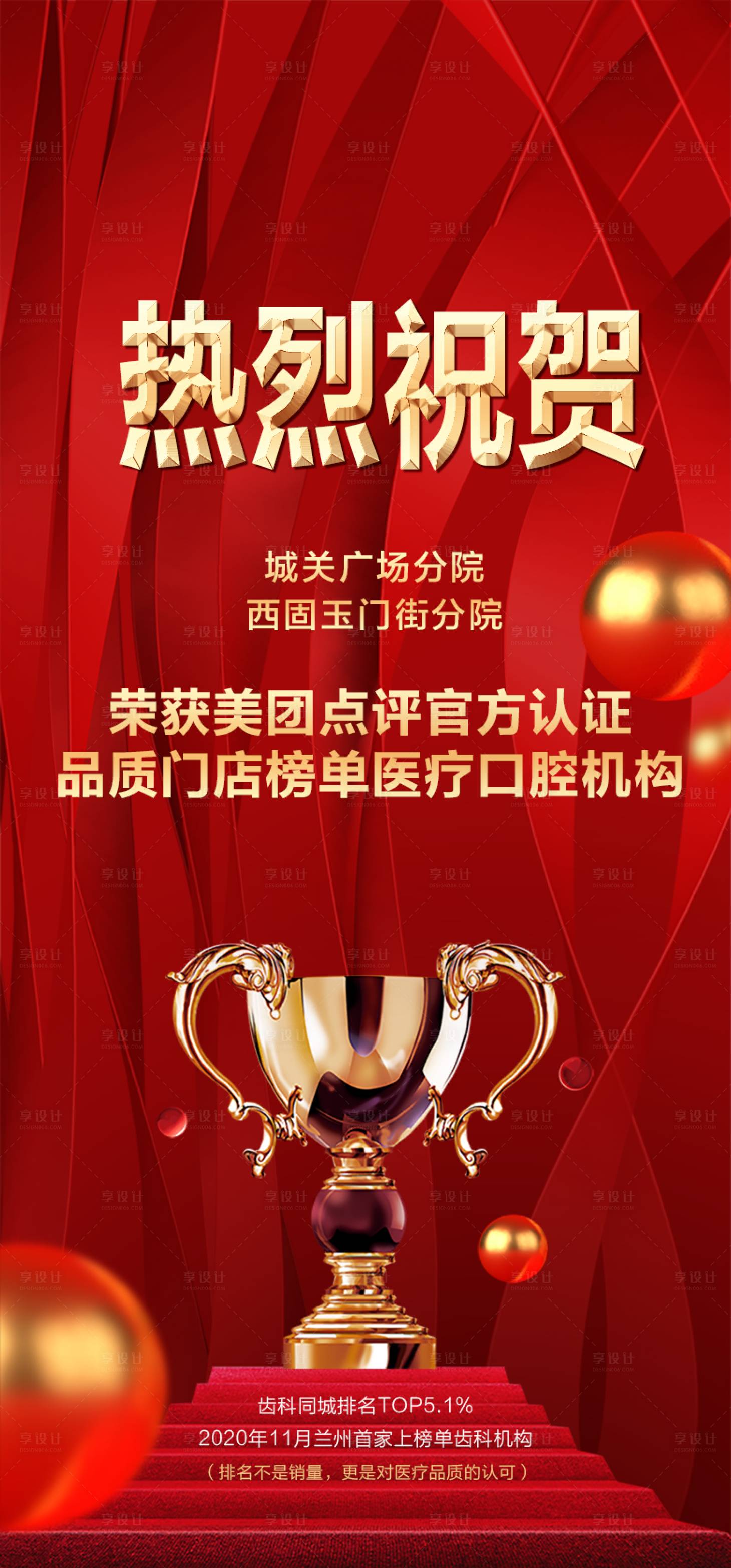 源文件下载【享设计】搜索编号：11160002430198391【喜报得奖海报】