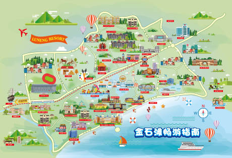 源文件下載【金石灘旅游地圖】編號：36760002558974253