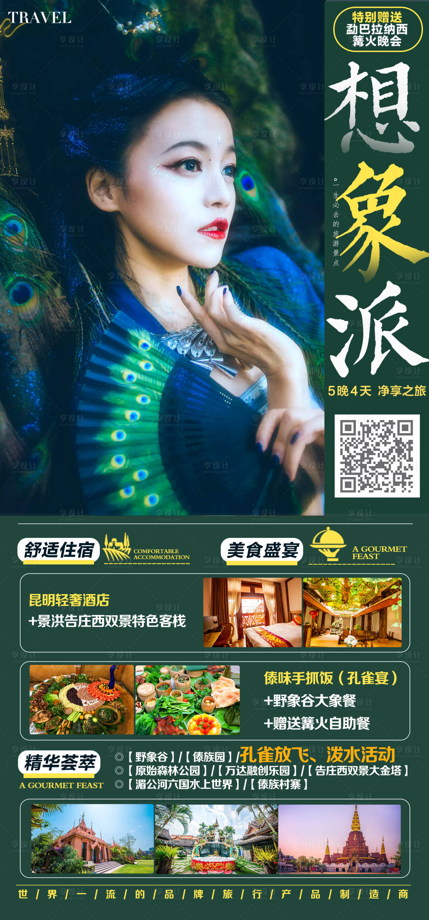 源文件下载【云南旅游人物海报】编号：20160002609412823