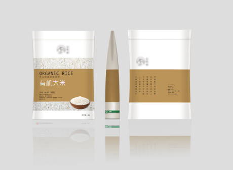 源文件下载【绿色有机大米包装设计】编号：81500002668369526