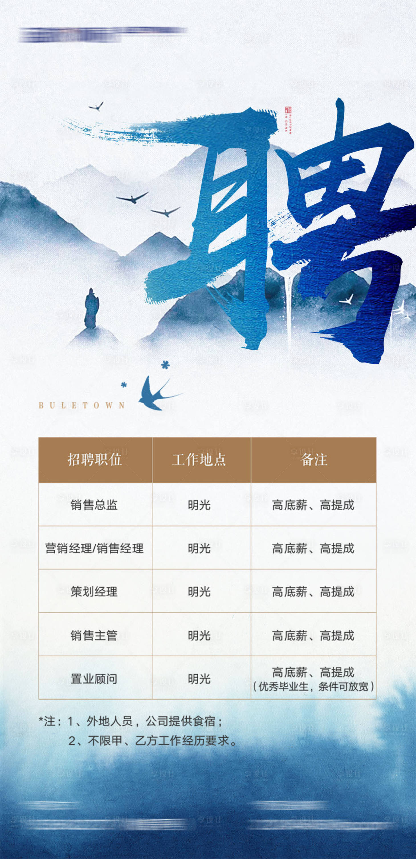 源文件下載【享設(shè)計】搜索編號：92740002620124859【地產(chǎn)招聘海報】