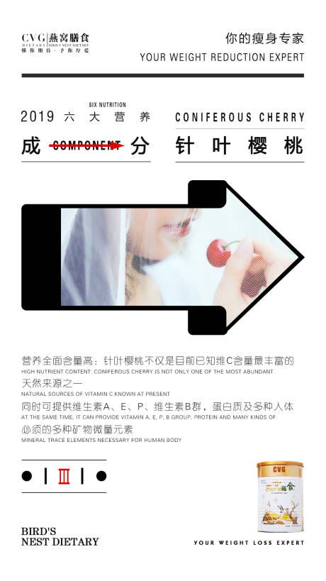源文件下载【享设计】搜索编号：58300002656737719【燕窝膳食产品成分海报】