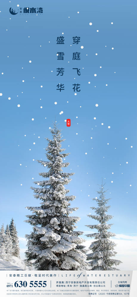 编号：20201102180446139【享设计】源文件下载-大雪节气单图海报