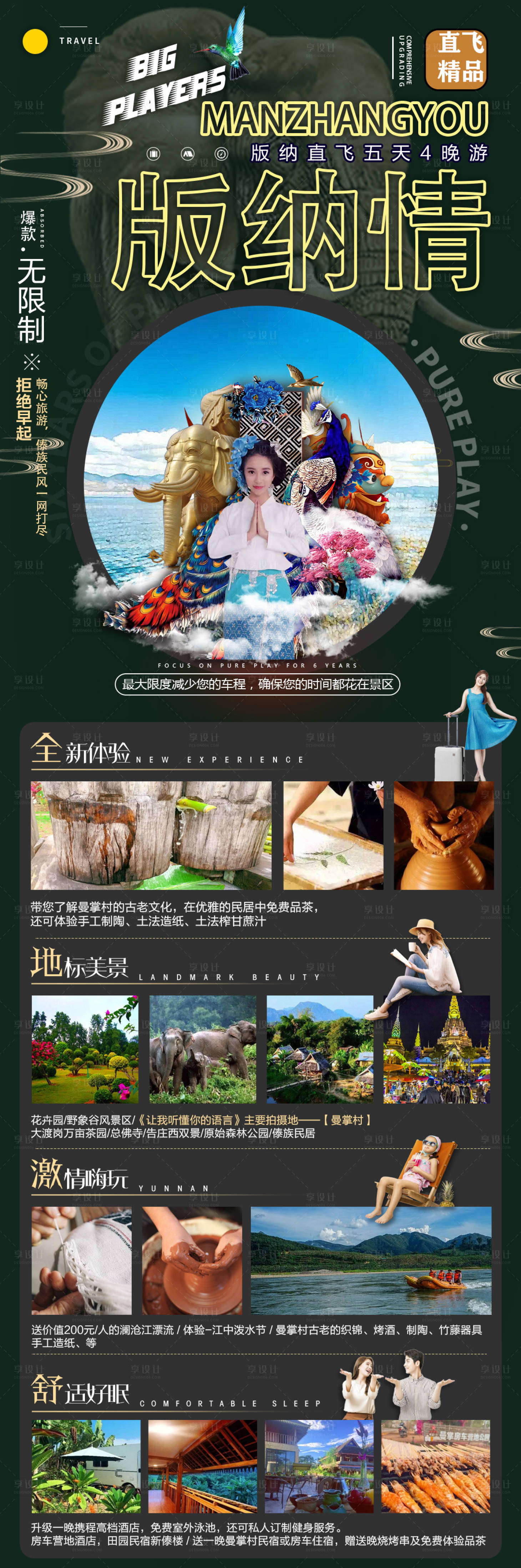 源文件下载【西双版纳旅游海报长图】编号：17020002701262875