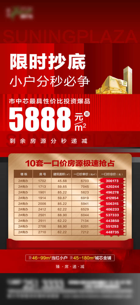 源文件下载【地产特价房海报】编号：77680002706304992