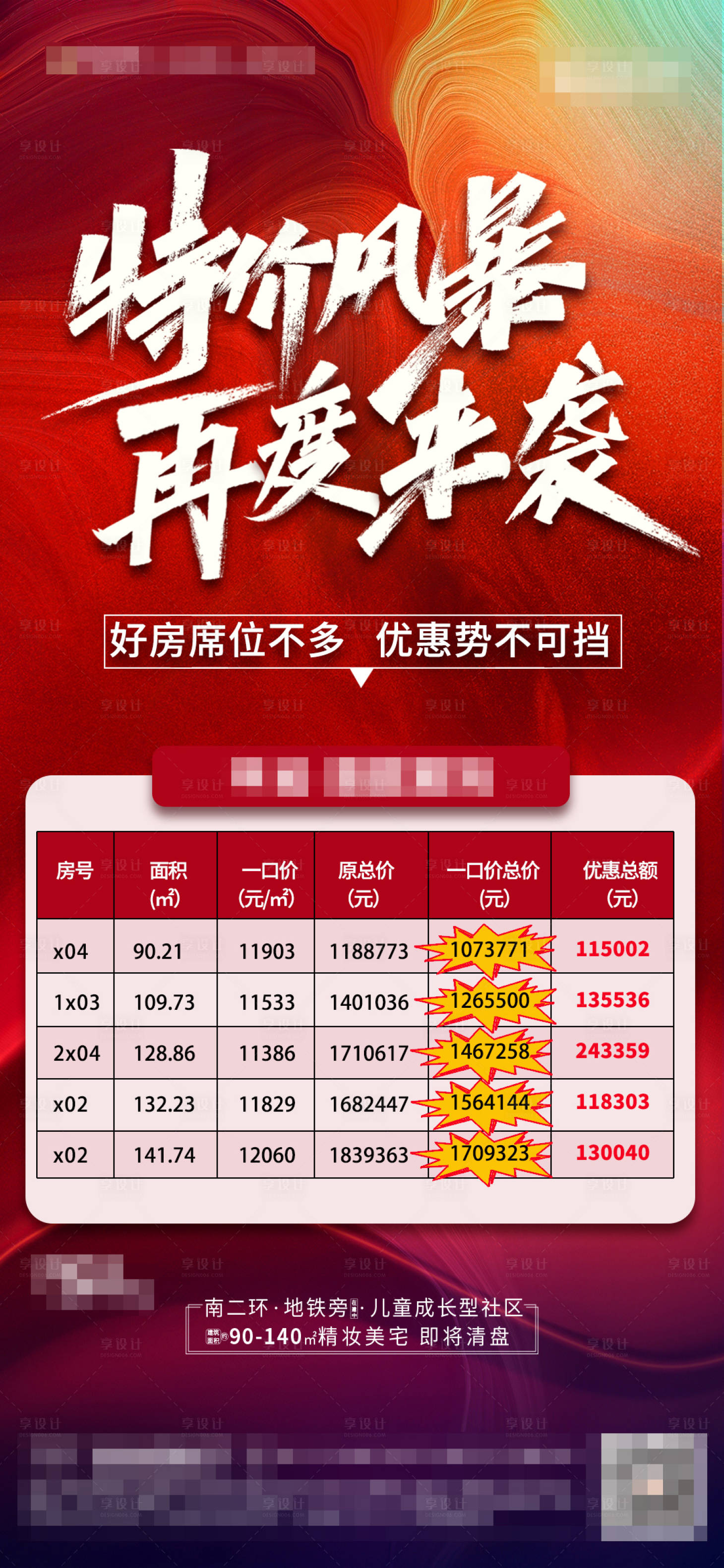 源文件下载【地产特价房海报】编号：63300002582483799