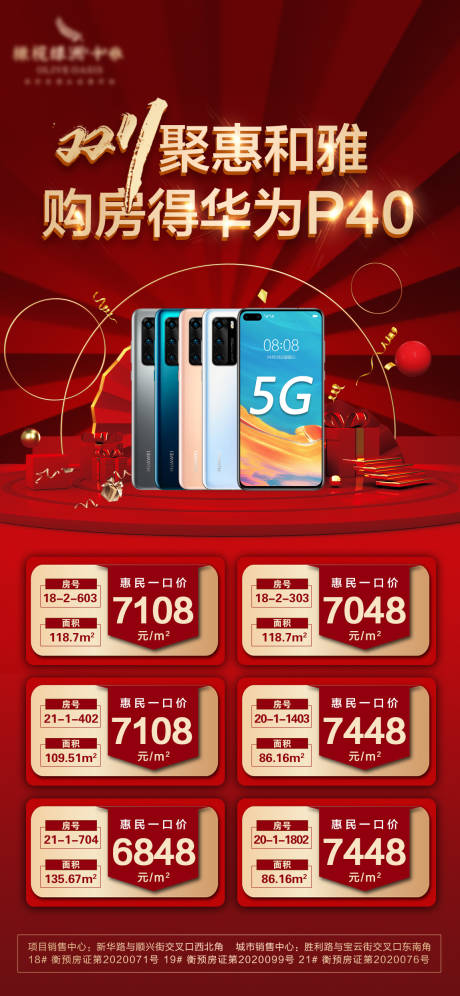 源文件下载【地产红金特价房海报】编号：56470002627206909