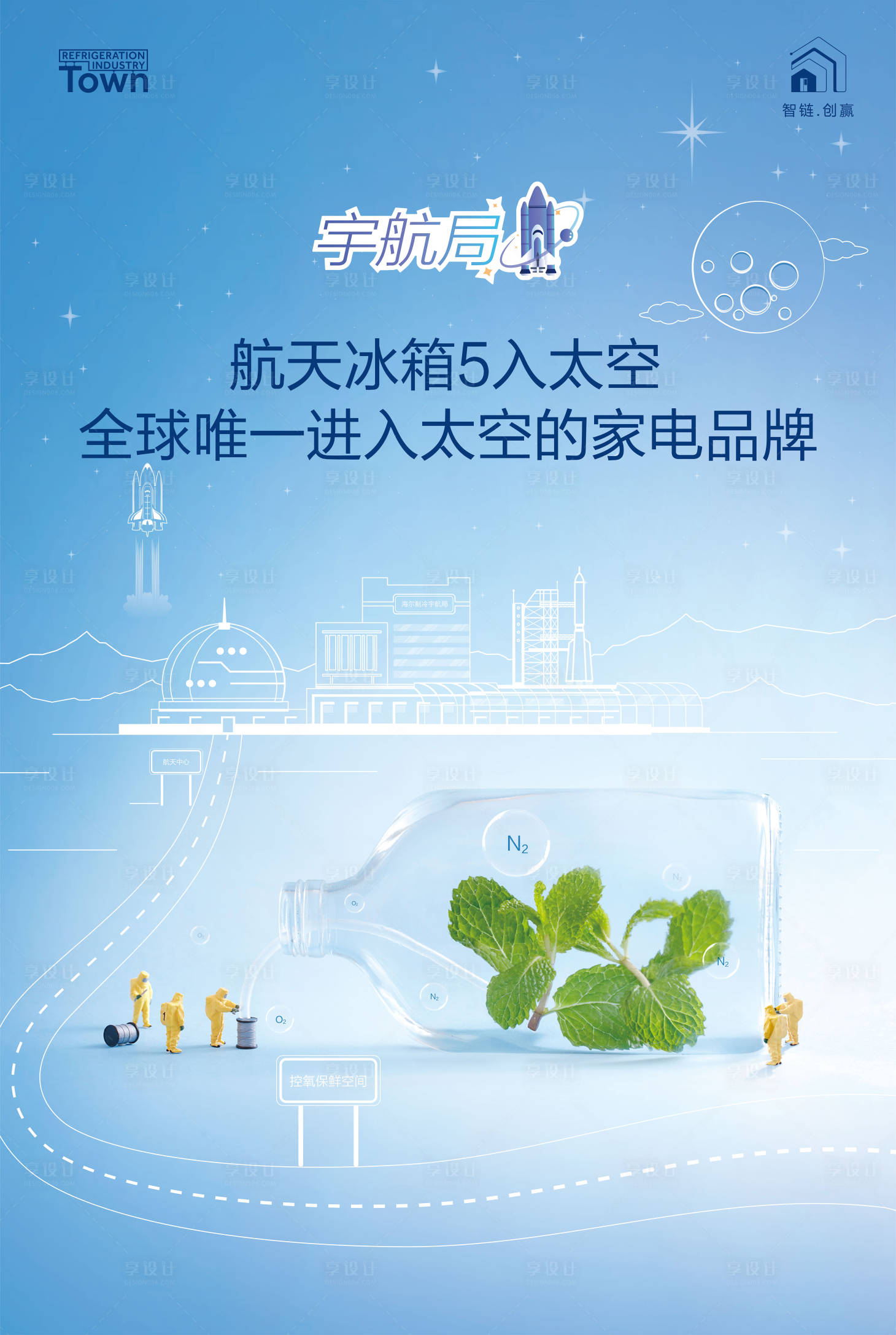 源文件下载【享设计】搜索编号：27480002524611746【科技太空产品海报】