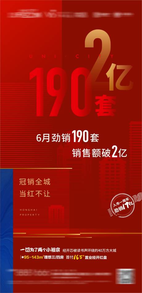 源文件下载【地产红色热销刷屏海报】编号：20201114104319548