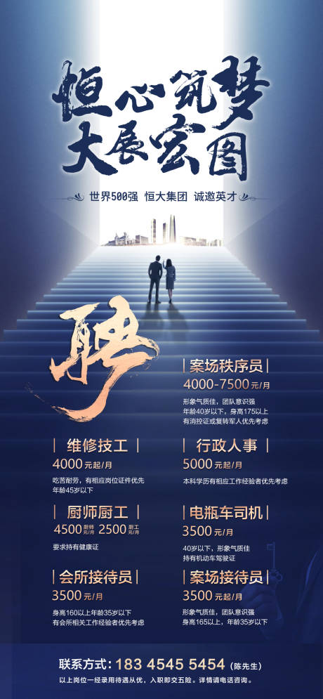 源文件下载【物业招聘海报】编号：96580002555592460