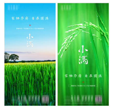源文件下载【小满节气海报系列】编号：18440002534961743