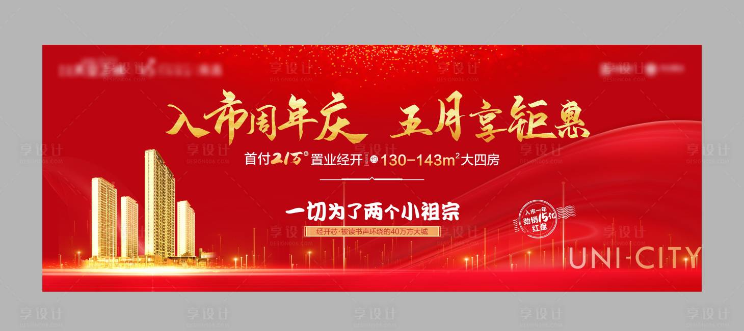 源文件下载【地产周年庆活动背景板】编号：22640002487698681