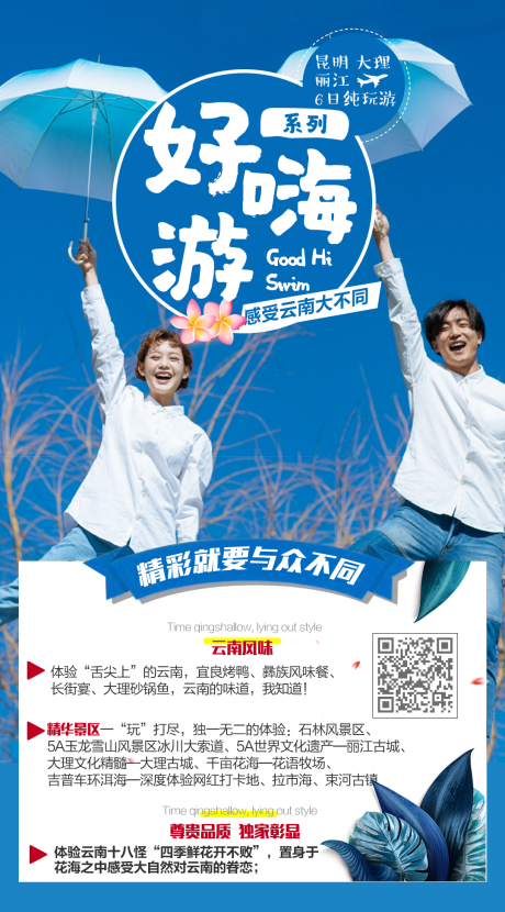 源文件下載【好嗨玩云南旅游海報(bào)】編號：14460002609339099