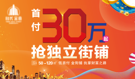 源文件下载【商业地产广告展板】编号：90260002592832035