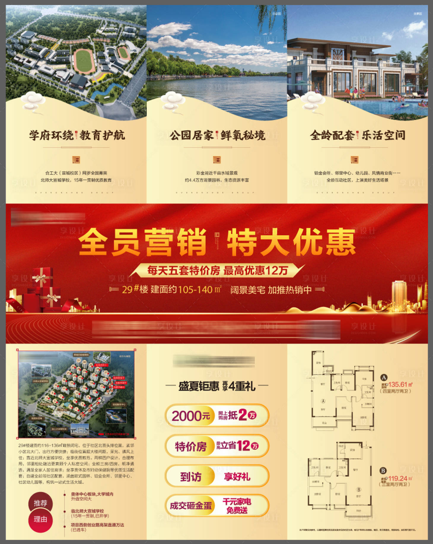 源文件下载【享设计】搜索编号：54820002680213551【地产全员营销三宫格】