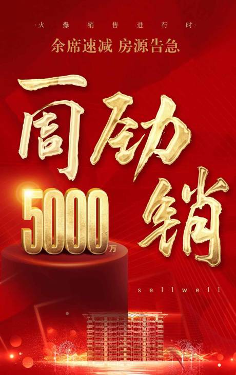 源文件下載【享設計】搜索編號：68370002559647207【地產勁銷海報】