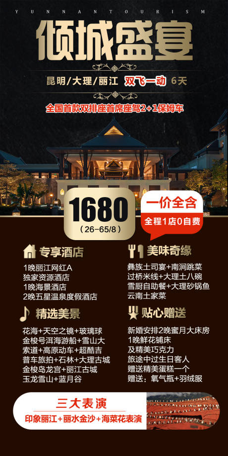 源文件下載【享設計】搜索編號：68960002616265202【云南旅游移動端海報 】