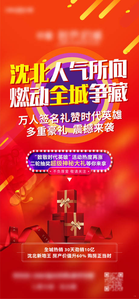 源文件下载【地产热销抽奖活动海报】编号：33710002711904699