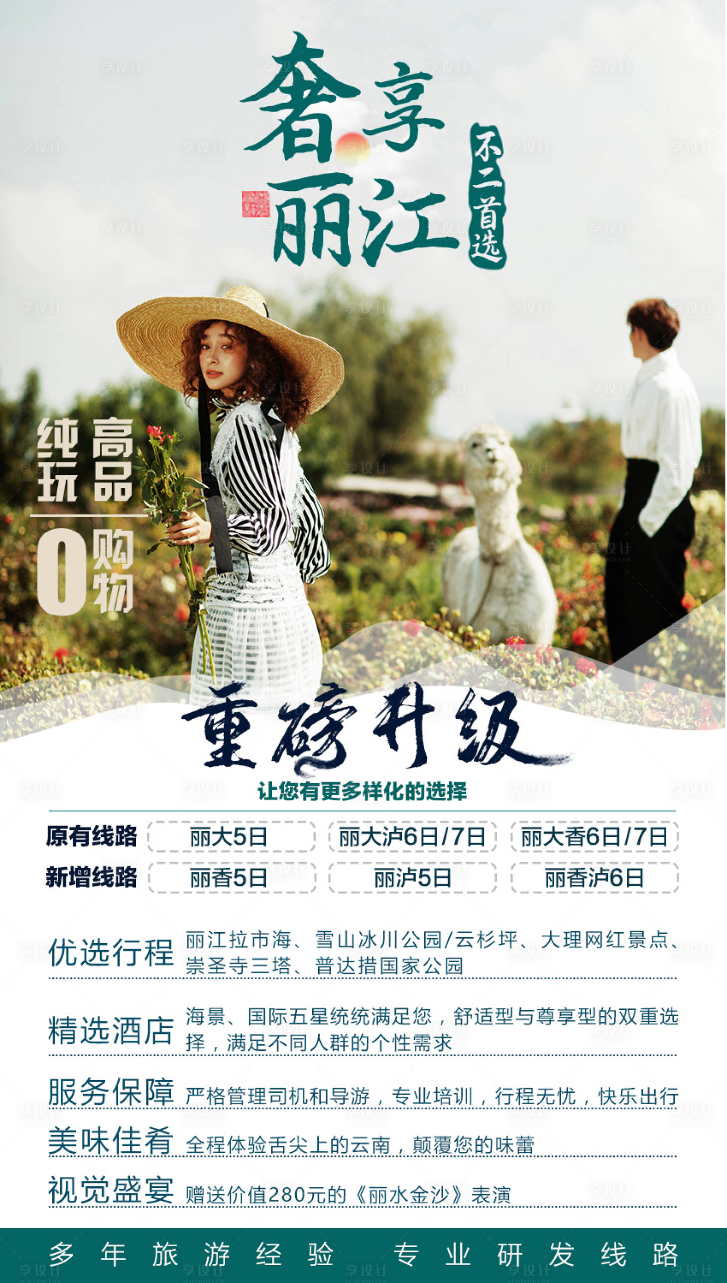 源文件下载【丽江旅游海报】编号：70260002599962445
