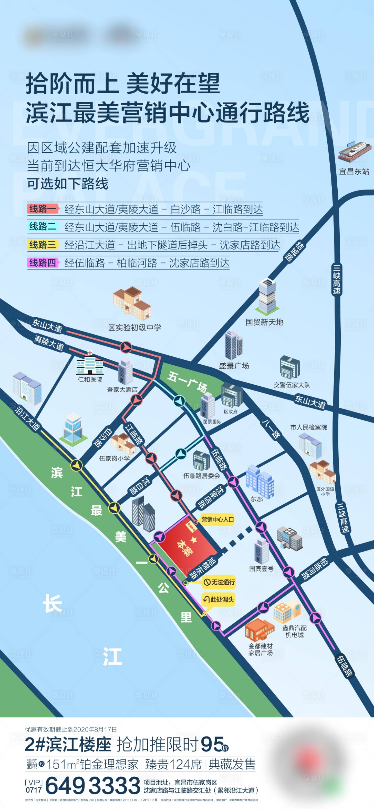 源文件下载【房地产区位线路海报】编号：81540002623314840