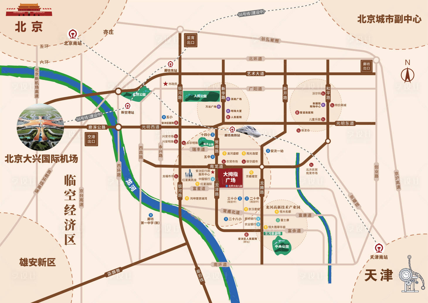 源文件下載【享設計】搜索編號：79260002505092493【地產區位圖】
