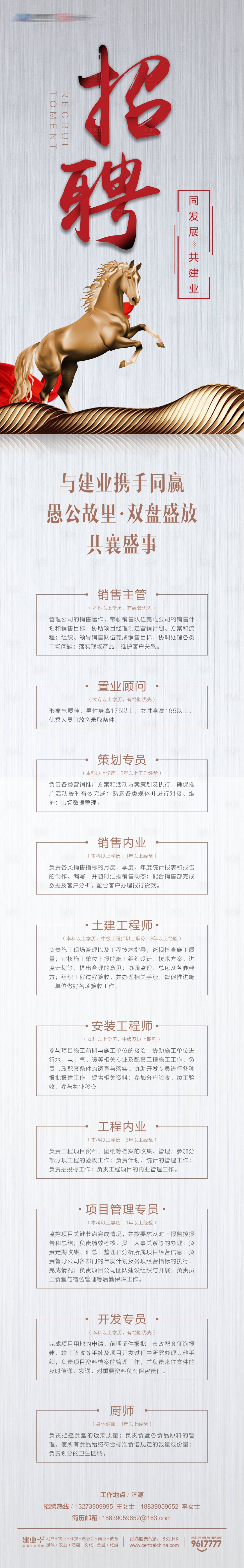 源文件下载【房地产招聘海报】编号：14680002574251408