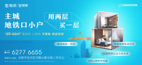 源文件下载【地产公寓跃层loft海报展板】编号：31630002468017587