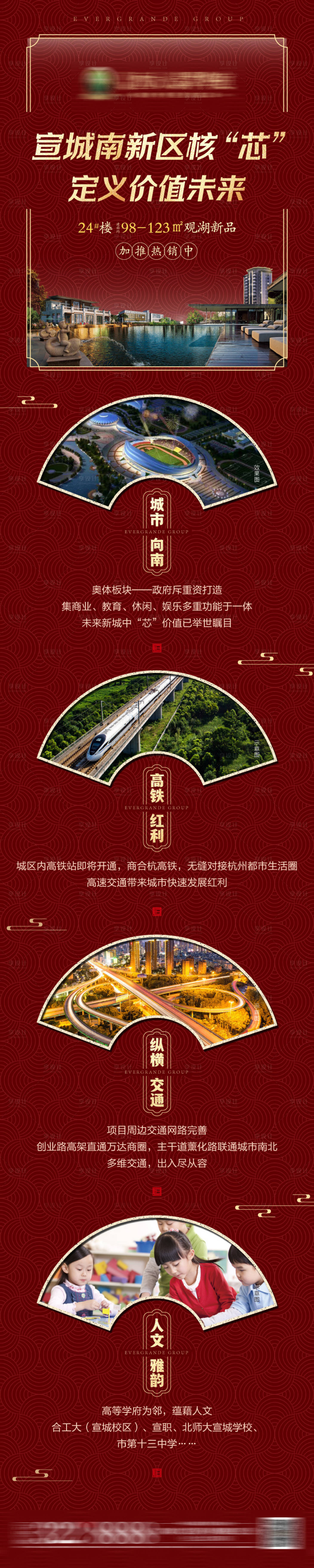 源文件下载【享设计】搜索编号：42310002598488632【地产加推热销价值点长图】
