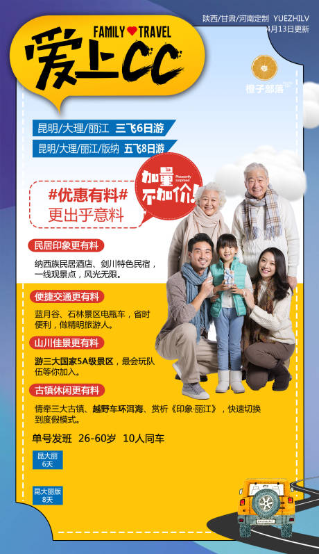 源文件下載【云南旅游海報】編號：88900002430317122