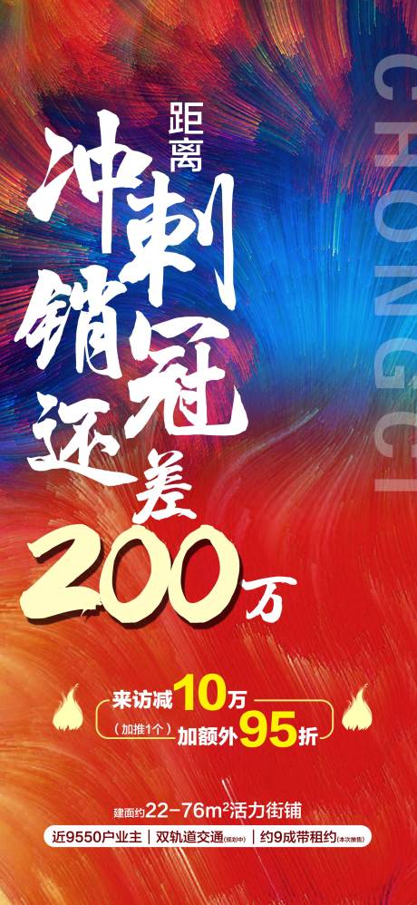源文件下载【地产热销冲刺海报】编号：53900002636915687