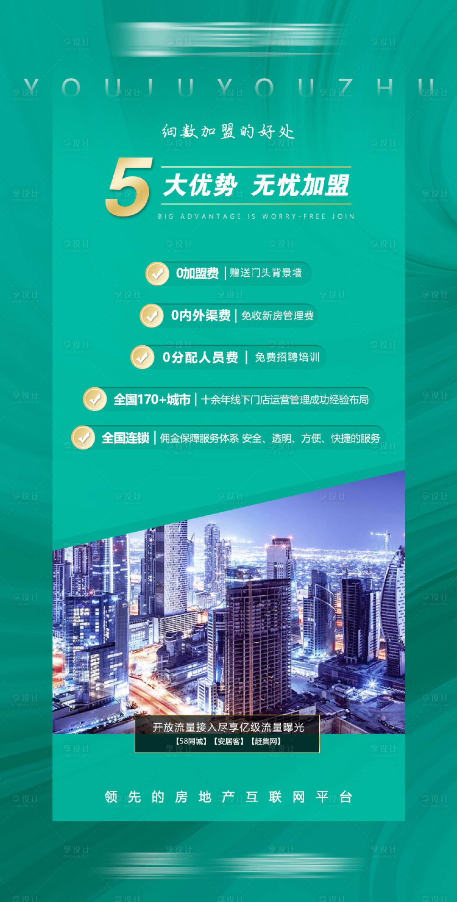 源文件下载【地产加盟优势海报】编号：74430002609689010