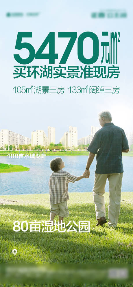 源文件下载【湖景价值点地产海报】编号：57720002442722050